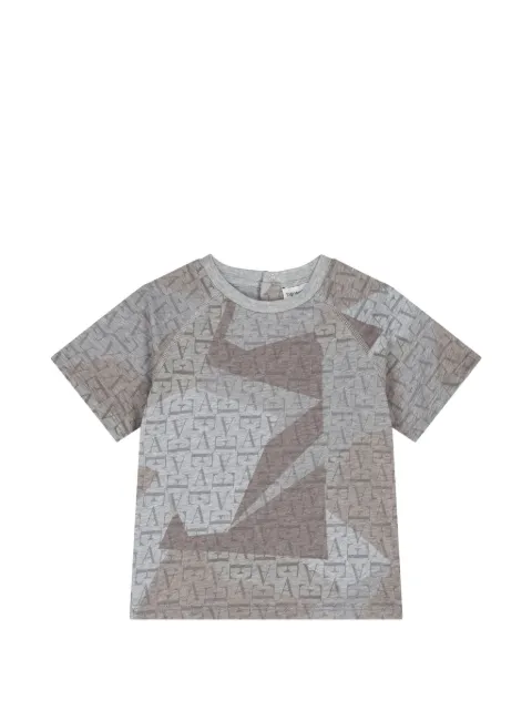 Emporio Armani Kids logo-print raglan-sleeve T-shirt