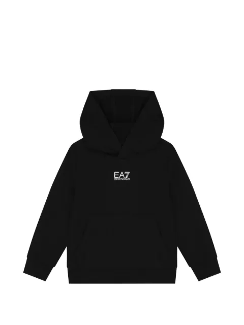 Ea7 Emporio Armani logo-print hoodie