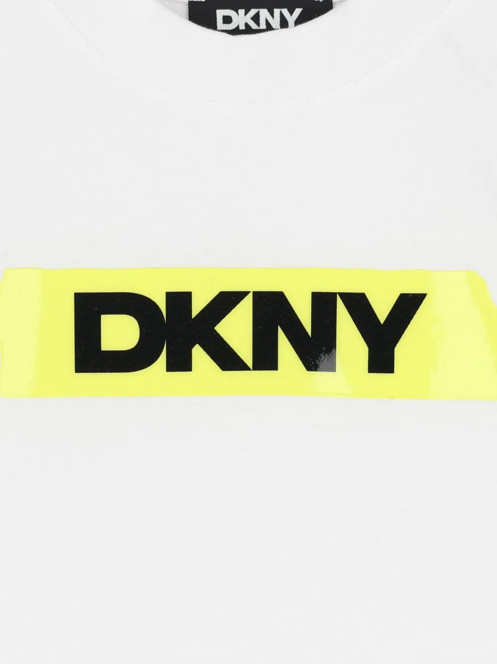 Dkny Kids Mini Me T-shirt met lange mouwen en logoprint Wit
