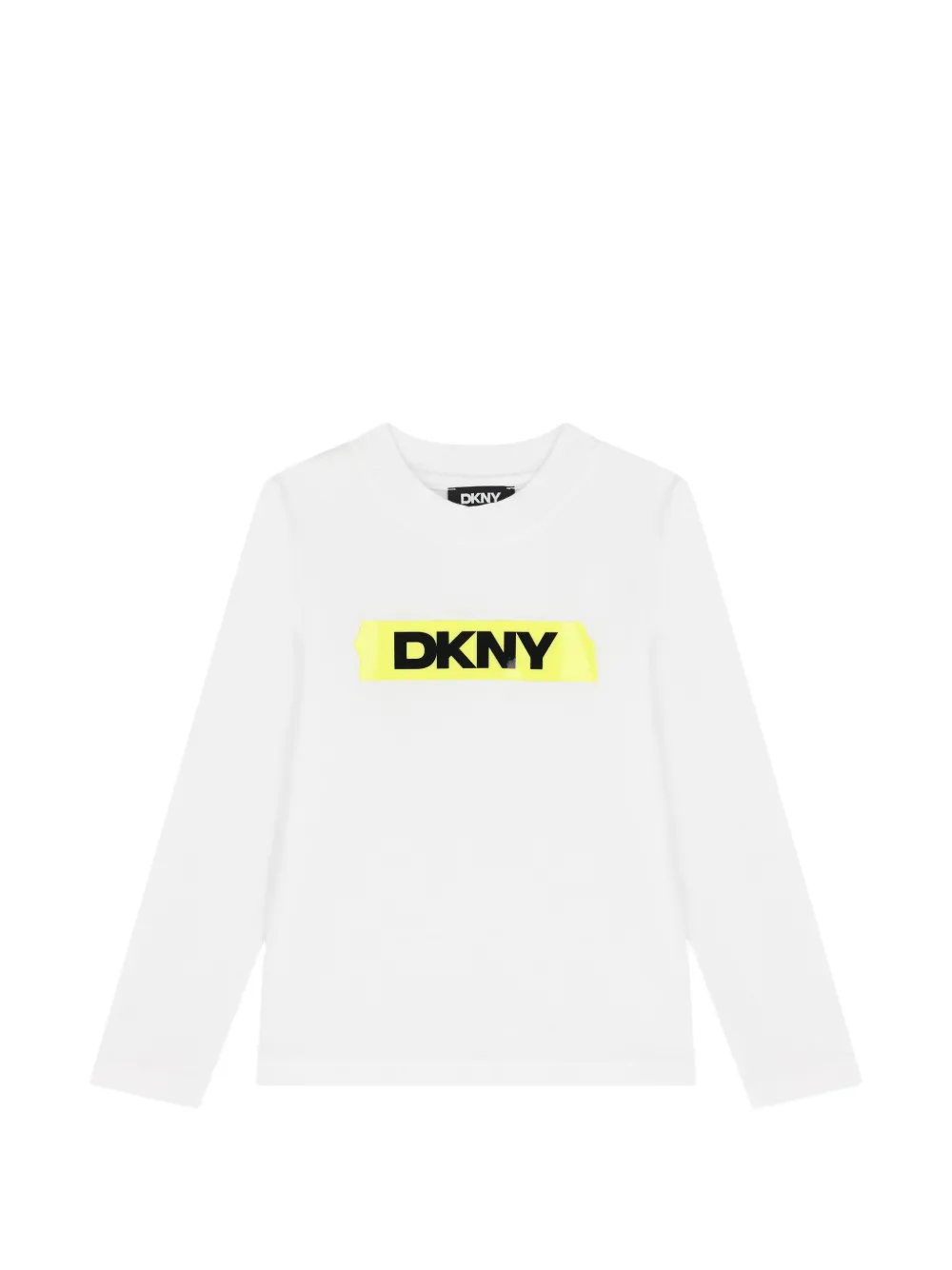 Dkny Kids T-shirt Mini Me a maniche lunghe con logo - Bianco