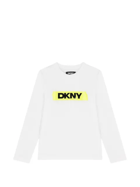 Dkny Kids MIni Me logo-print long-sleeve T-shirt