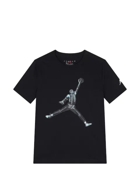 Nike Kids 점프맨 스켈레톤 프린트 티셔츠