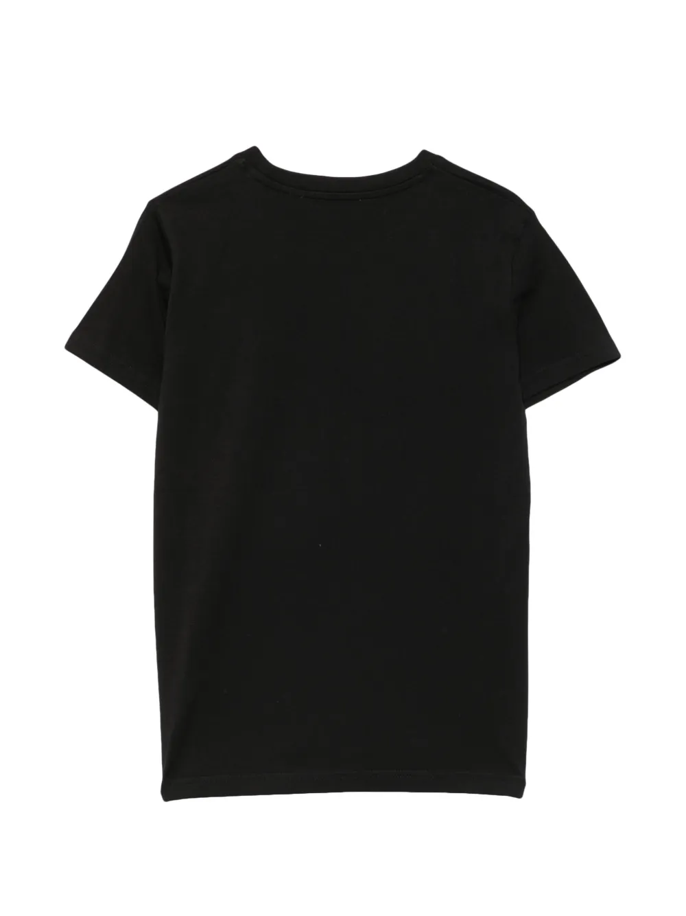 Roberto Cavalli Junior T-shirt met logoprint en ronde hals Zwart