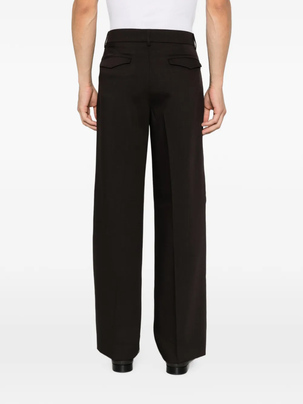 Barena Geplooide pantalon Bruin