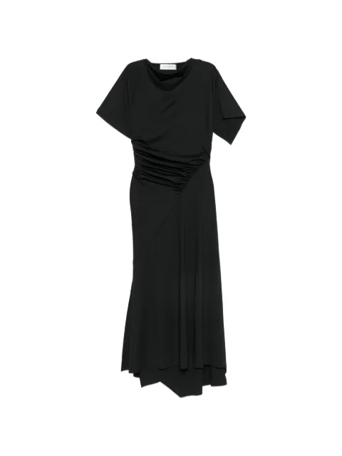 Victoria Beckham gathered asymmetric-hem dress