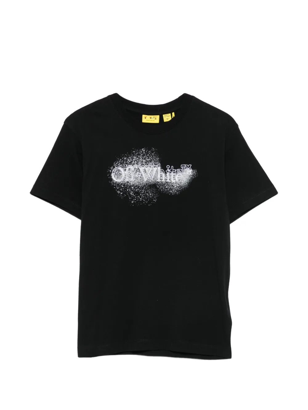 Off-White Kids spray-effect T-shirt - Nero