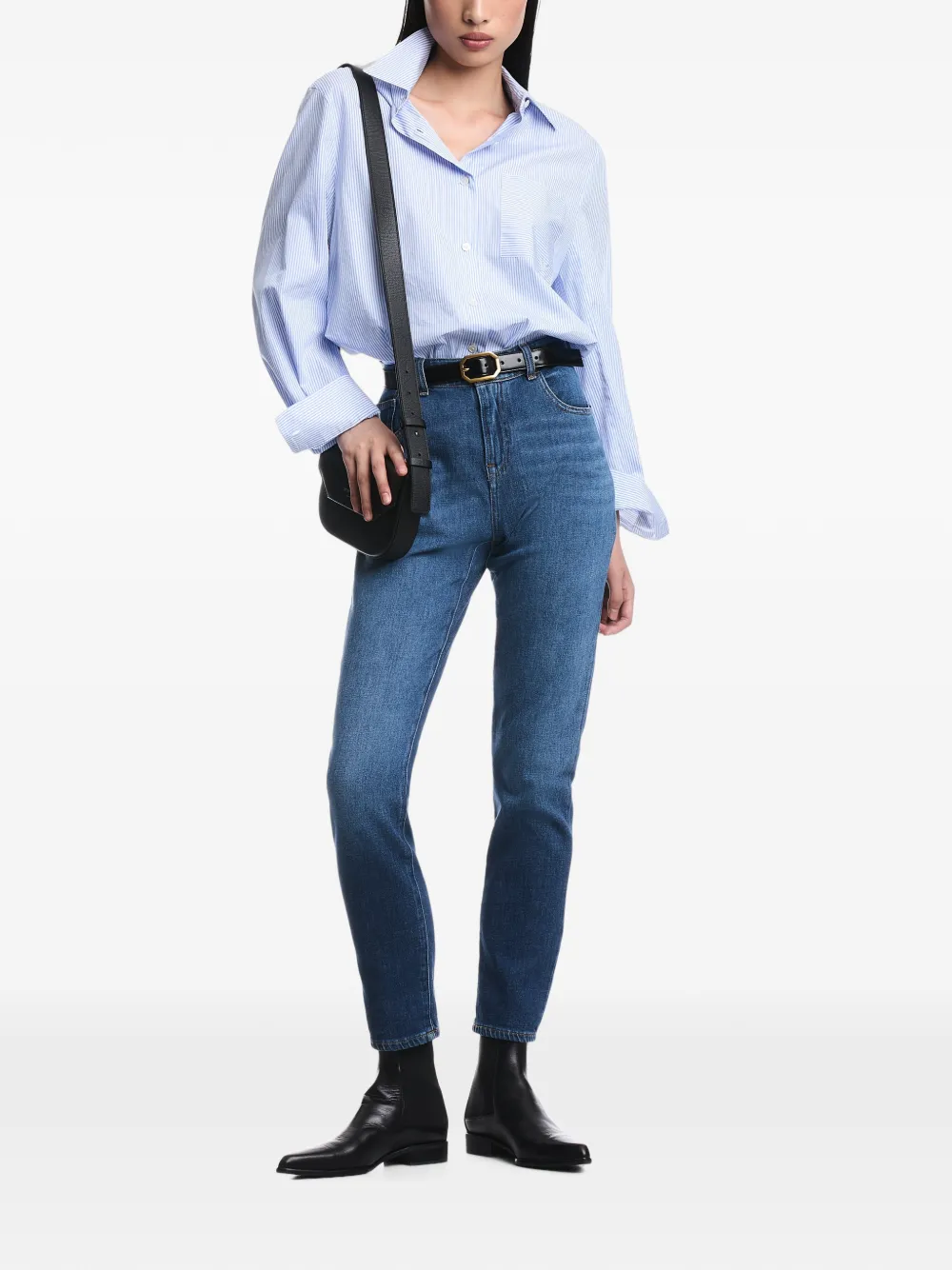 Emporio Armani Straight jeans Blauw