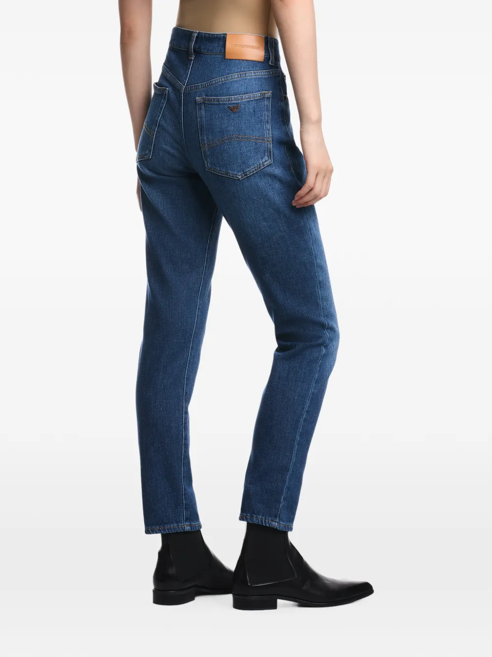 Emporio Armani Straight jeans Blauw