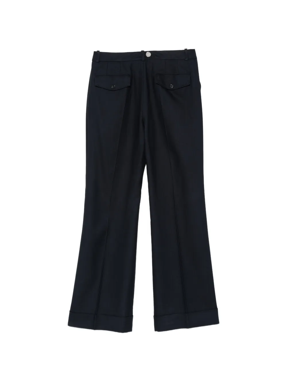 BOSS Geplooide broek Blauw