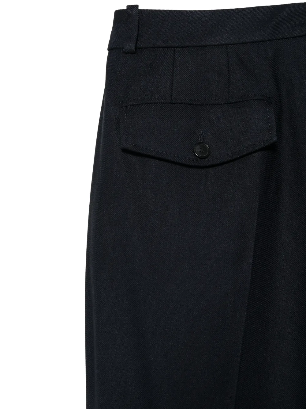 BOSS Geplooide broek Blauw