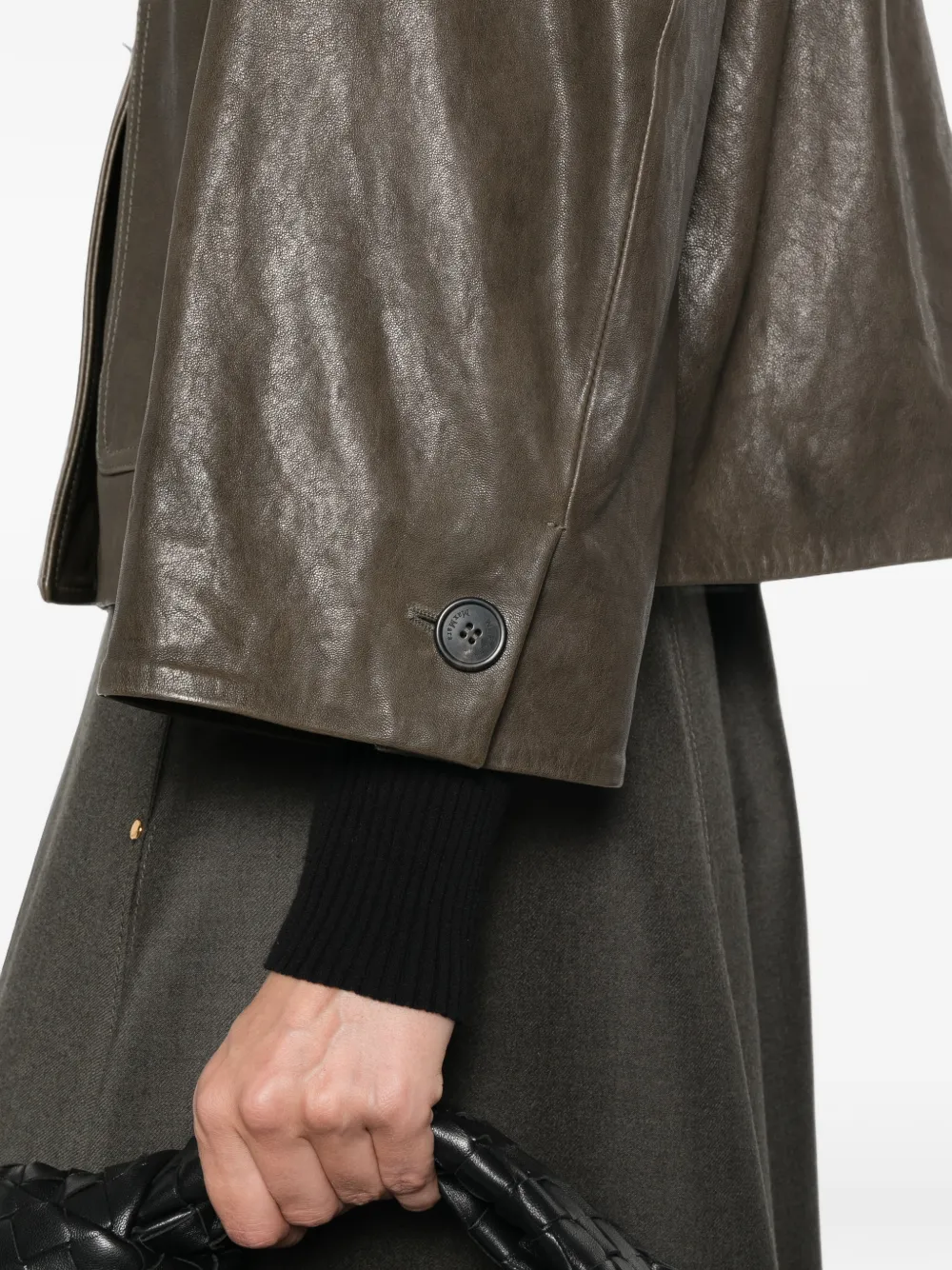 Weekend Max Mara Jack met wijde mouwen en knopen Bruin