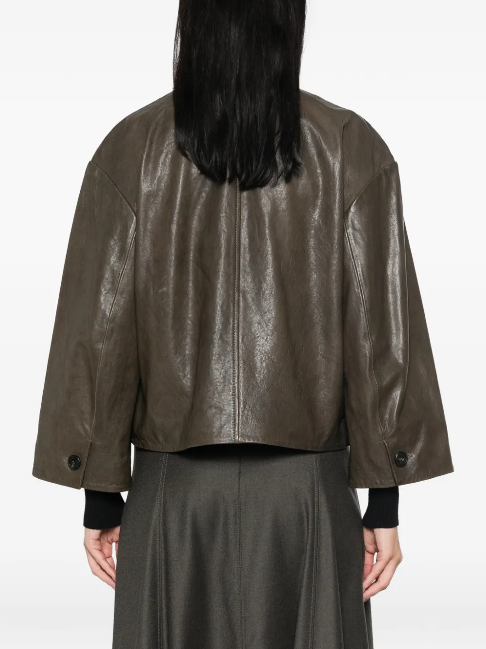 Weekend Max Mara Jack met wijde mouwen en knopen Bruin
