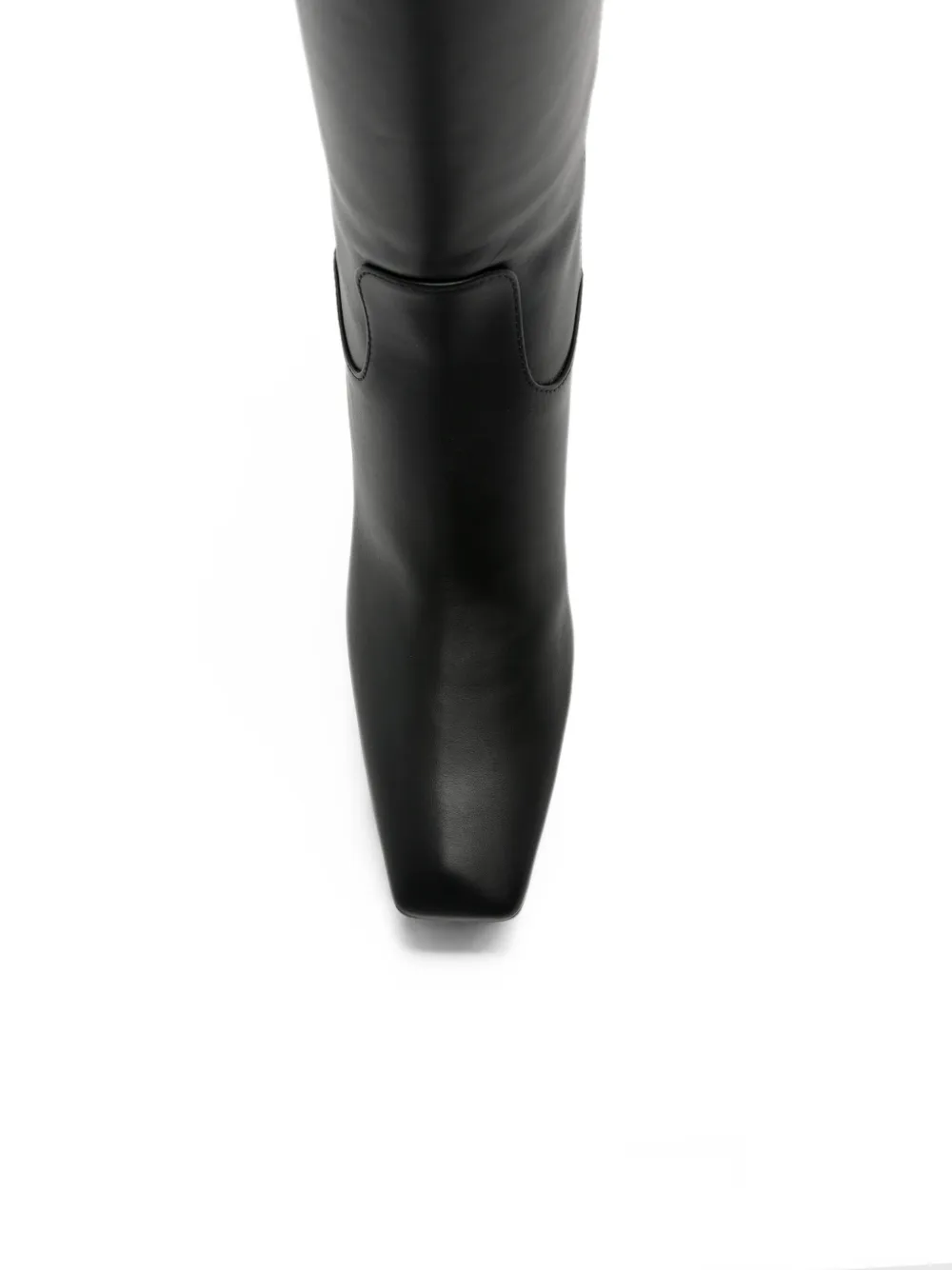 Sergio Rossi rear zip-fastening knee-high boots Zwart