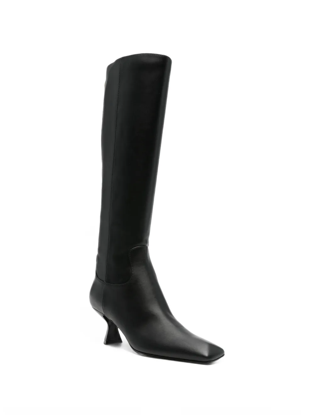 Sergio Rossi rear zip-fastening knee-high boots Zwart