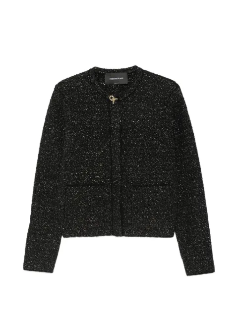 Fabiana Filippi bouclé-knit metallic-thread jacket