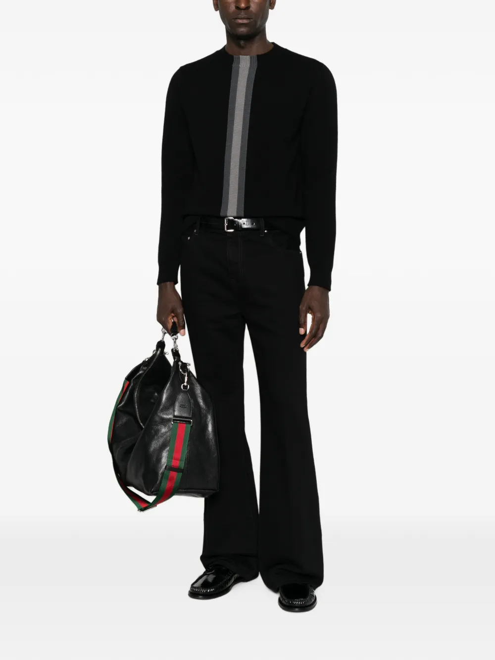 Gucci Trui met ronde hals Zwart