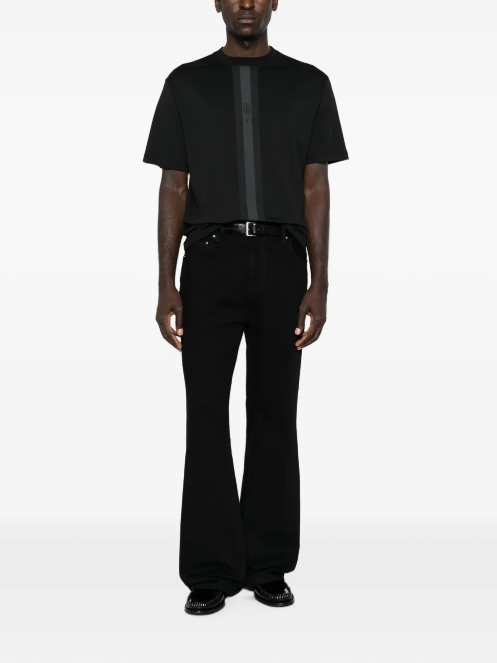 Gucci Katoenen T-shirt met Web-detail Zwart