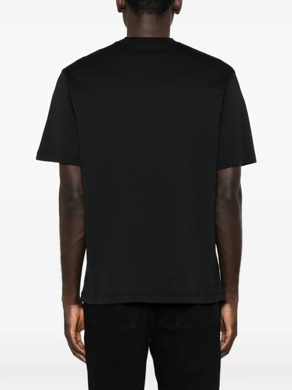 Gucci Katoenen T-shirt met Web-detail Zwart