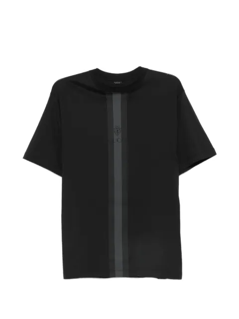 Gucci logo-print vertical-stripe T-shirt