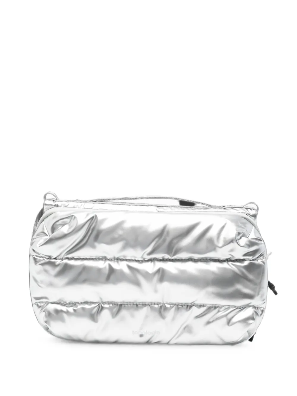 Topologie large Bottle Sacoche quilted metallic clutch bag