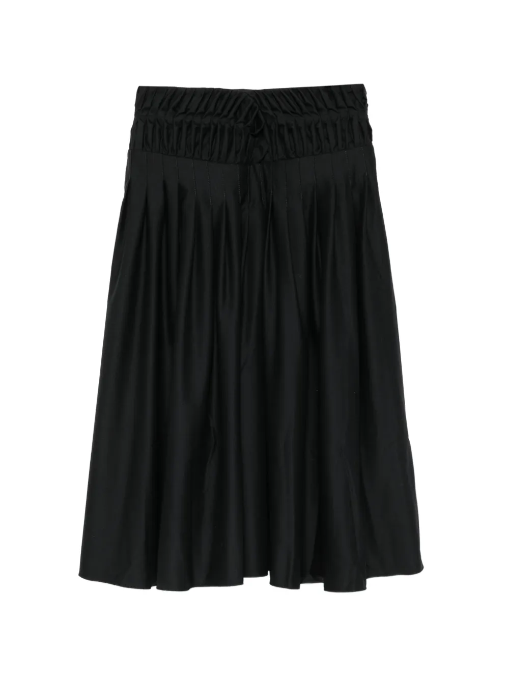 PAULINE DUJANCOURT smocked pleated midi skirt