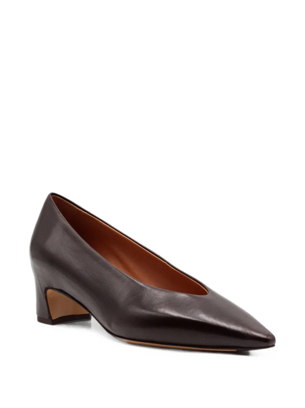 mara bini tapered-toe leather pumps Bruin