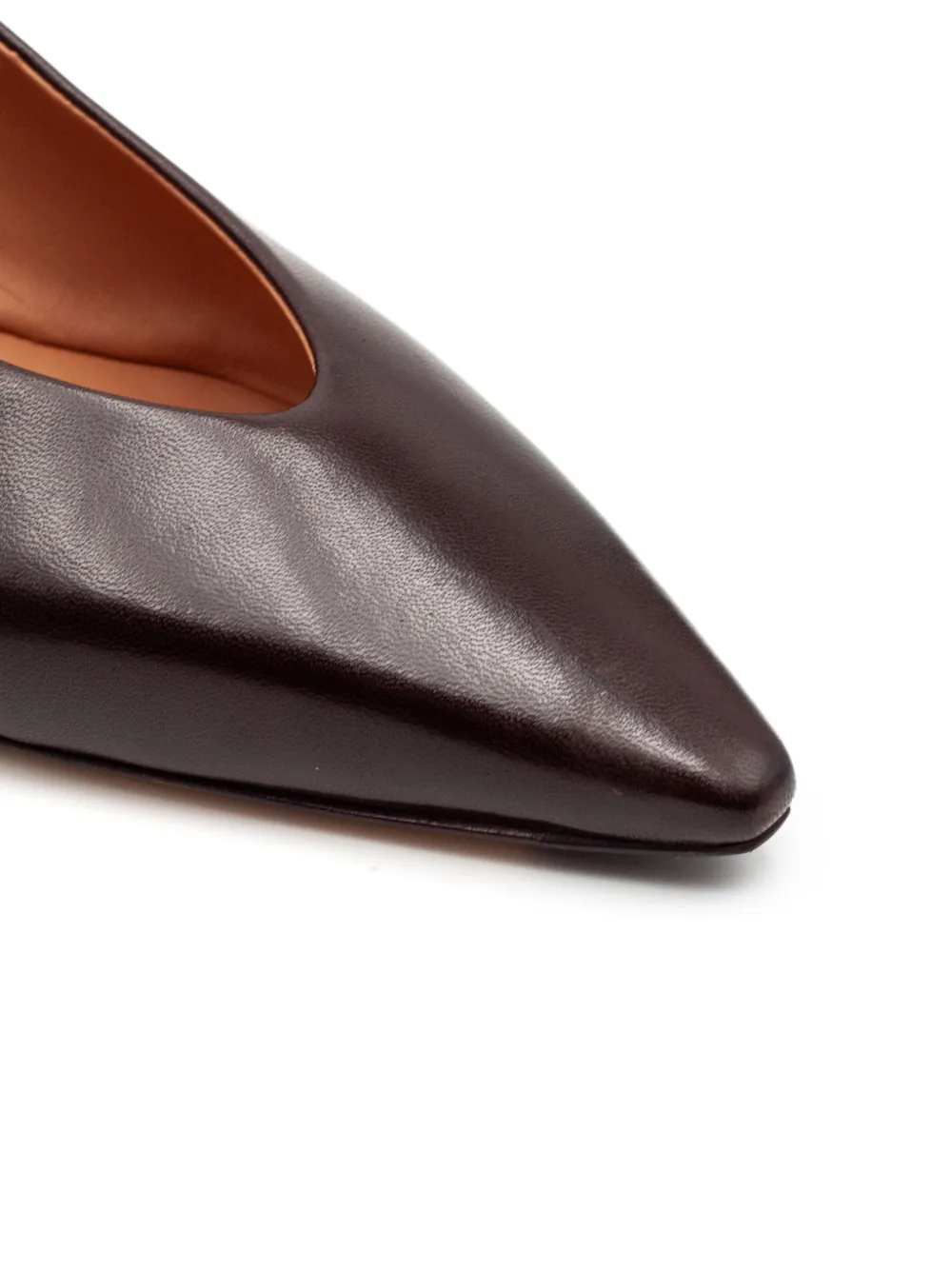 mara bini tapered-toe leather pumps Bruin
