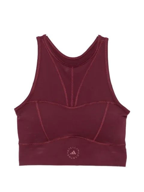 adidas by Stella McCartney top corto con estampado del logo
