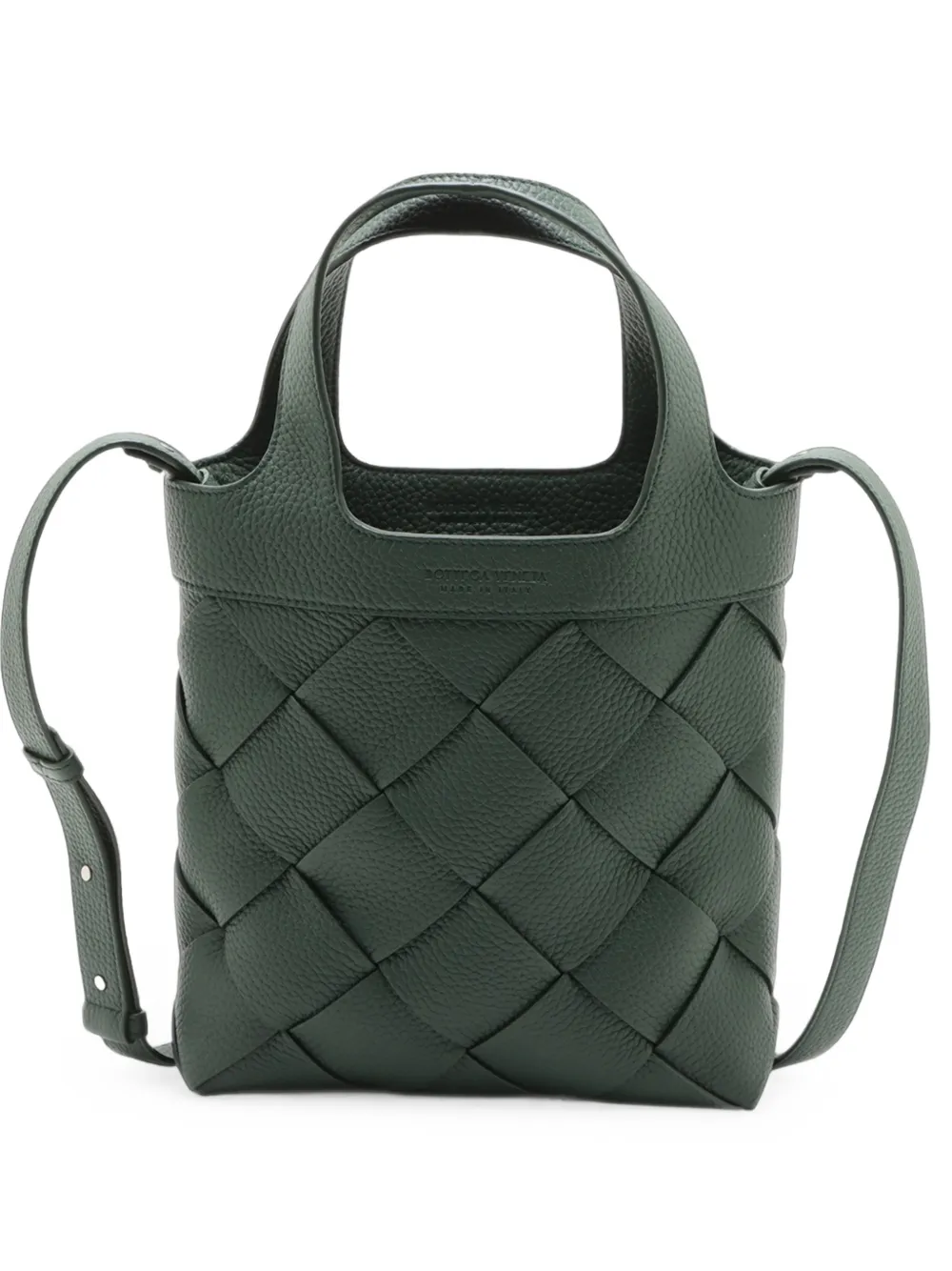 Bottega Veneta Pre-Owned 2012-2026 Small Leather Diago satchel - Verde