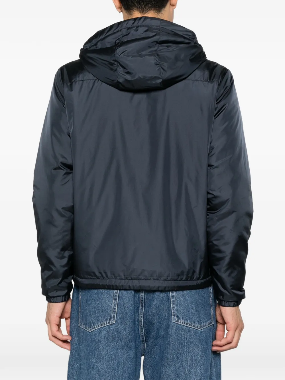 ASPESI Rob jack met capuchon en rits Blauw