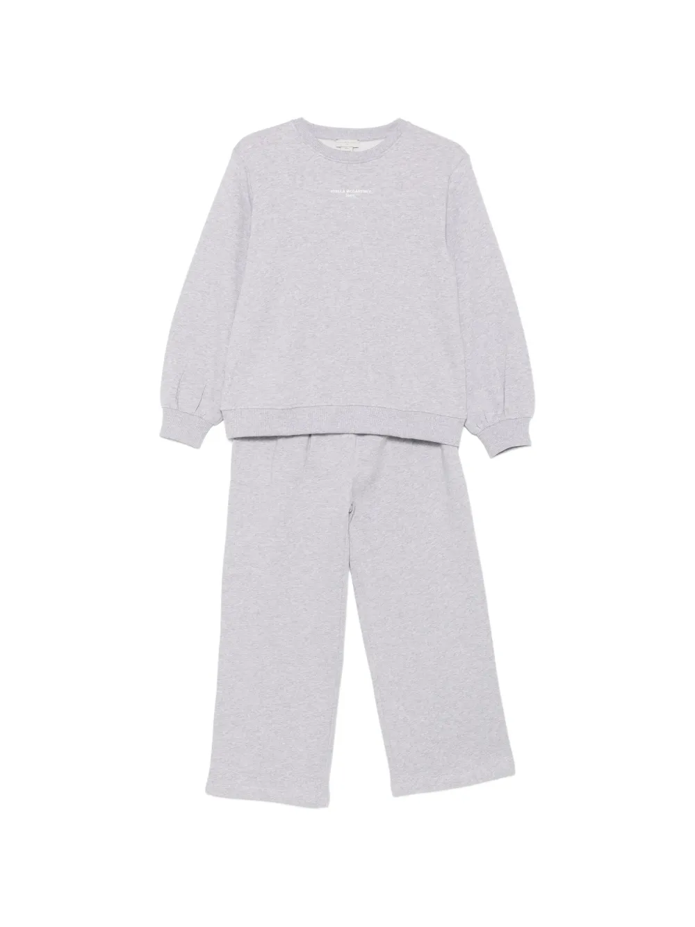 Stella McCartney Kids logo-print tracksuit - Grigio