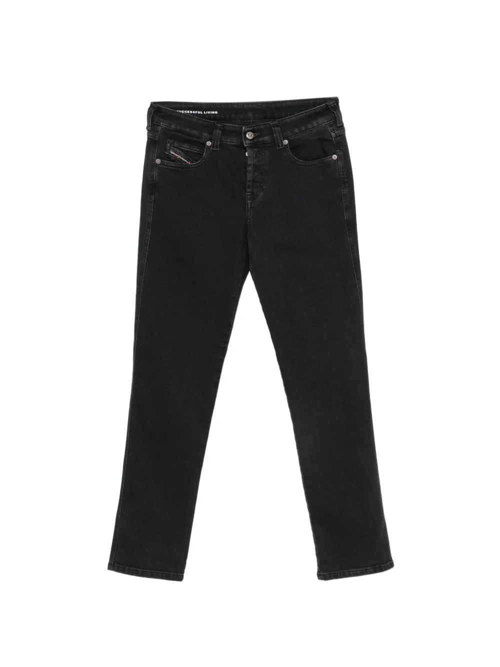 Diesel 1992 D-Jiann logo-patch jeans