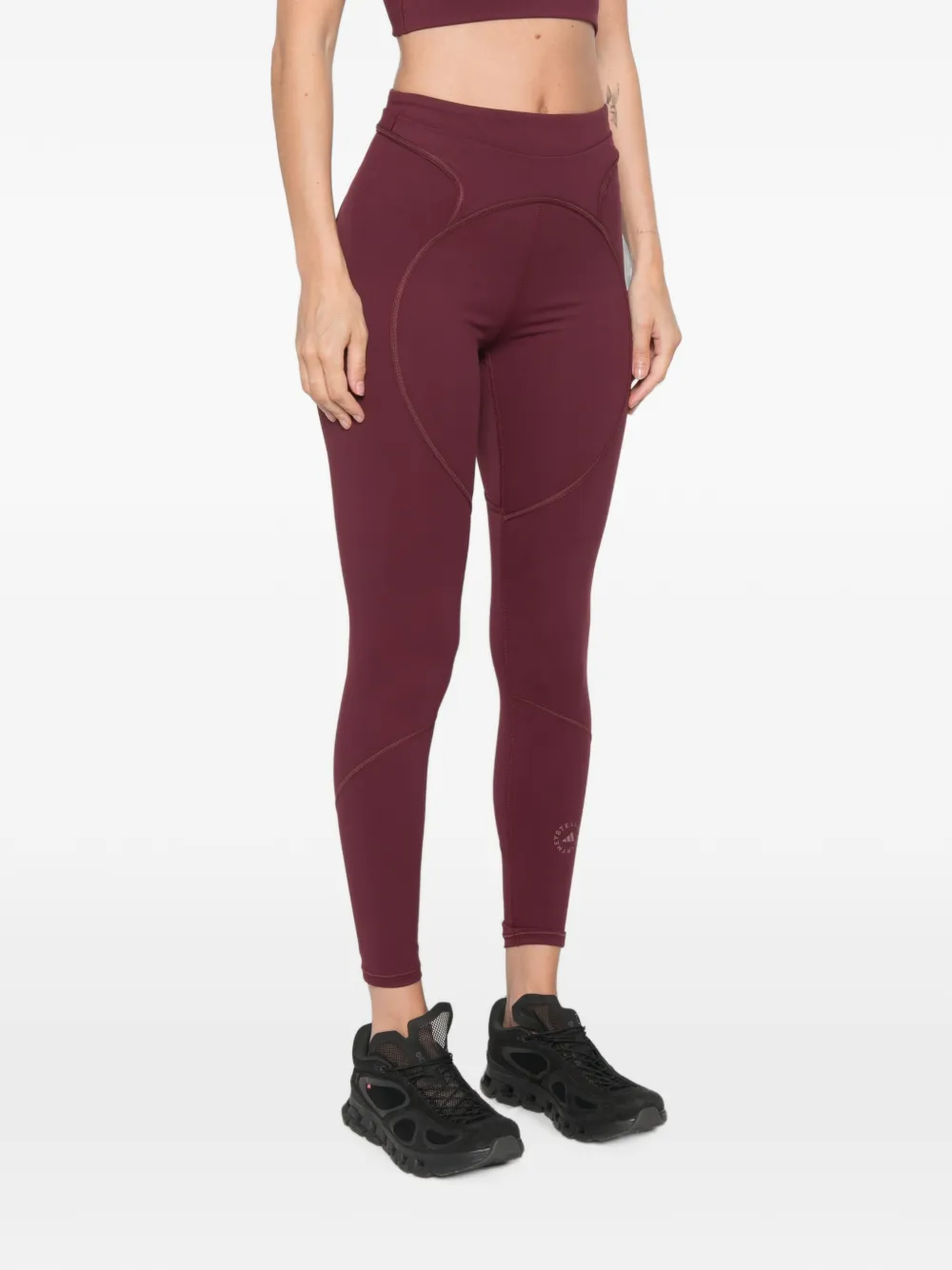 adidas by Stella McCartney Legging met logoprint Rood