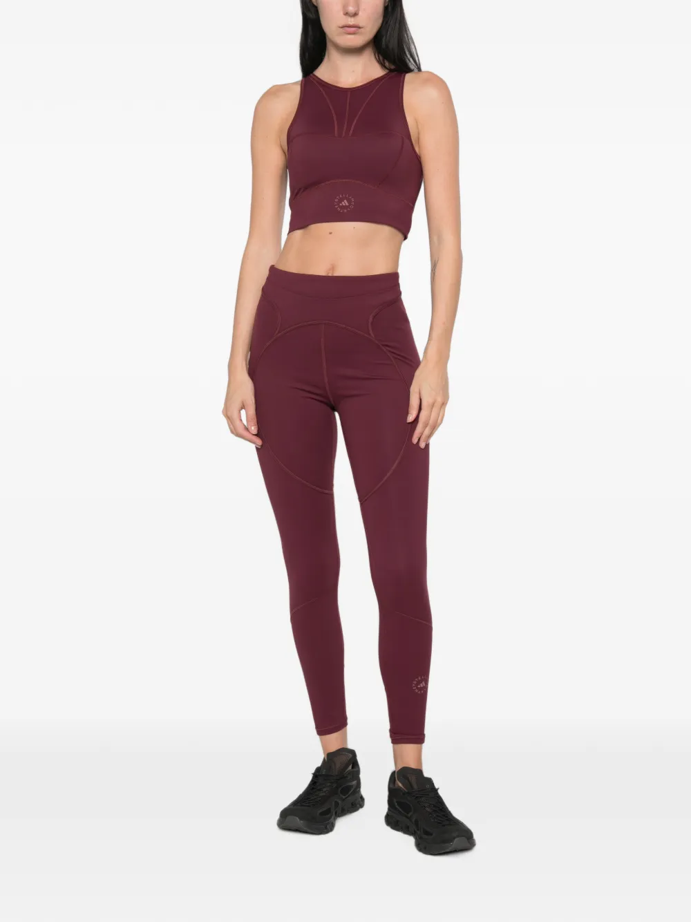adidas by Stella McCartney Legging met logoprint Rood