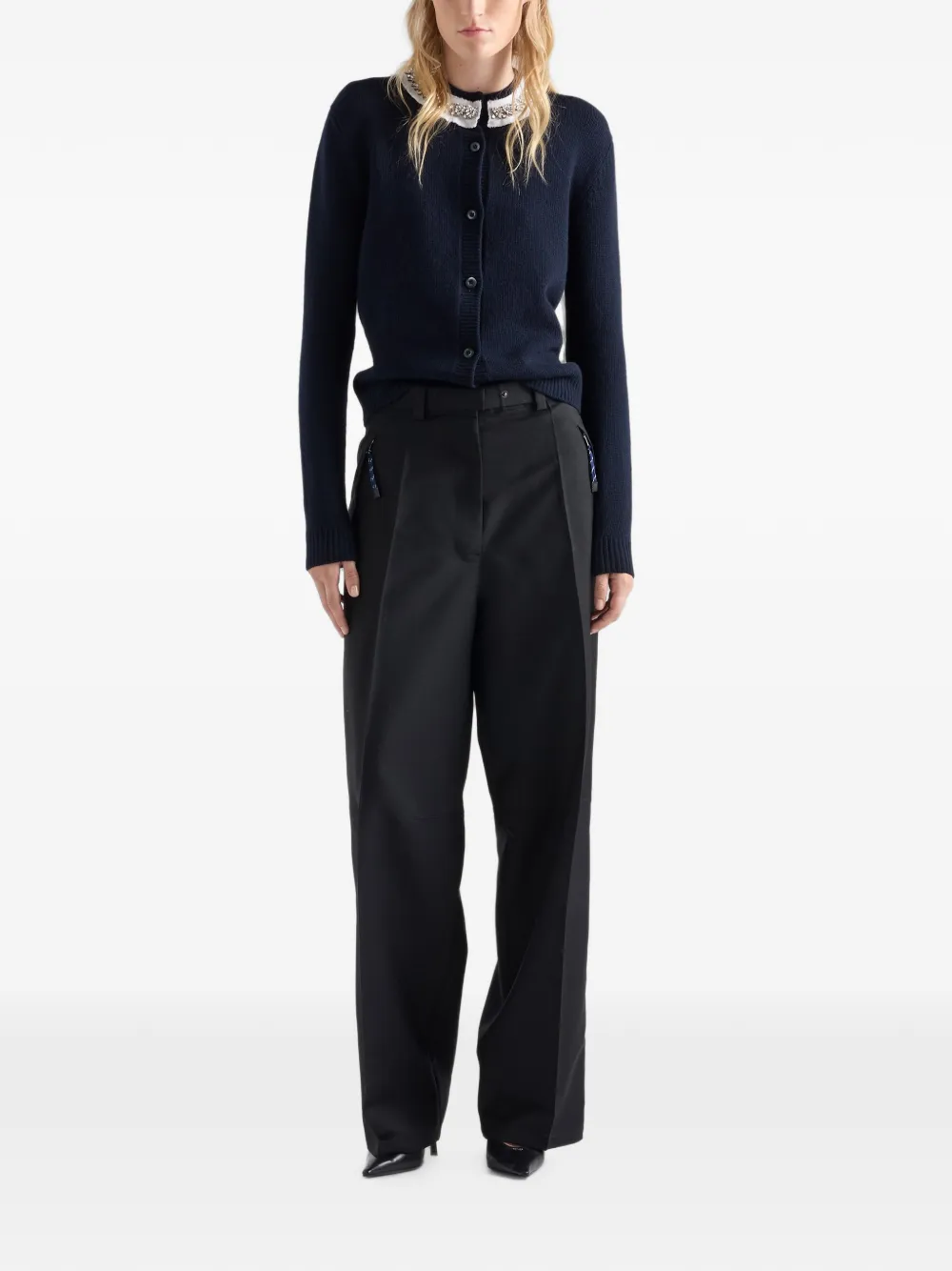 Prada Kasjmier vest Blauw
