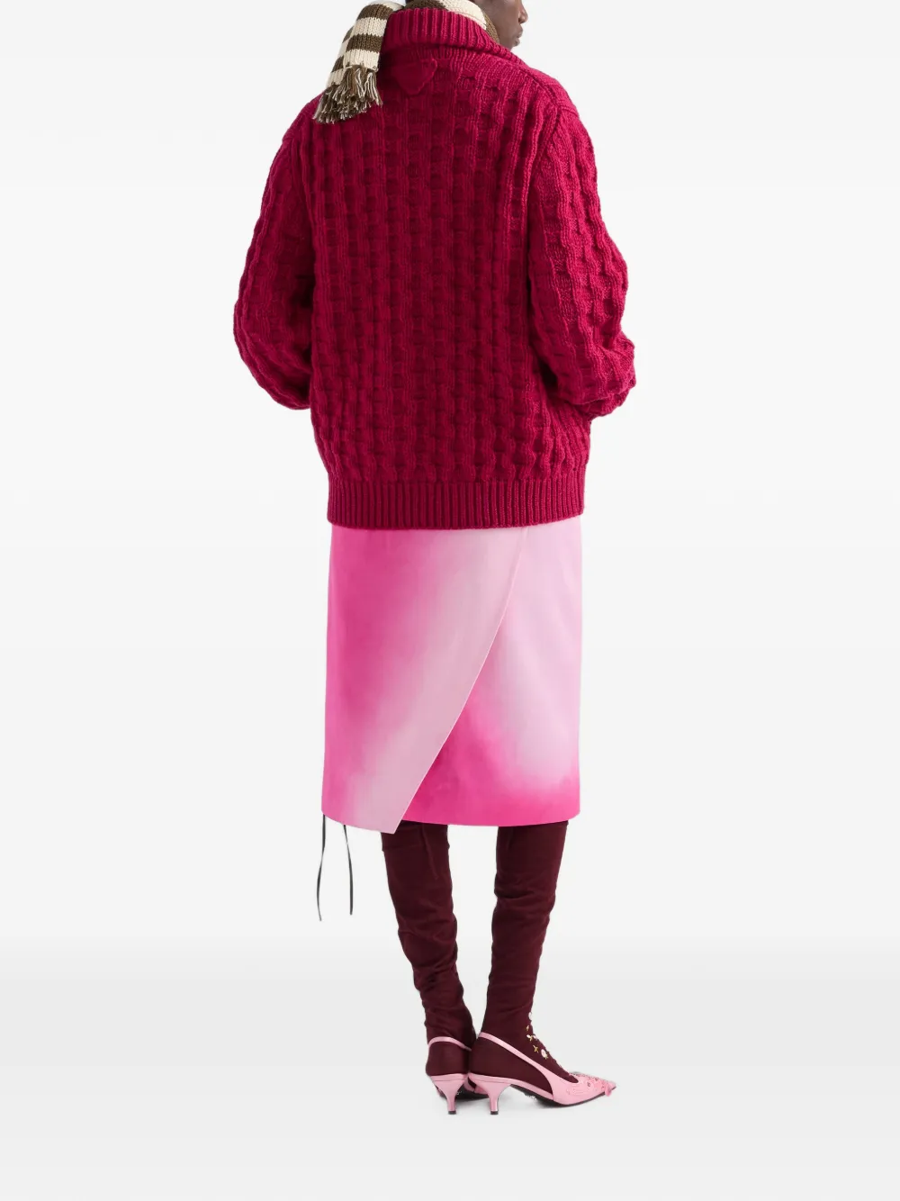 Prada Wollen vest Roze