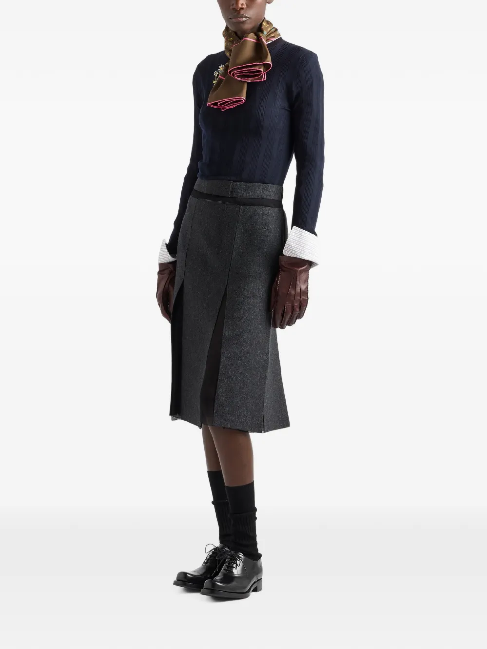 Prada Trui met ronde hals Blauw
