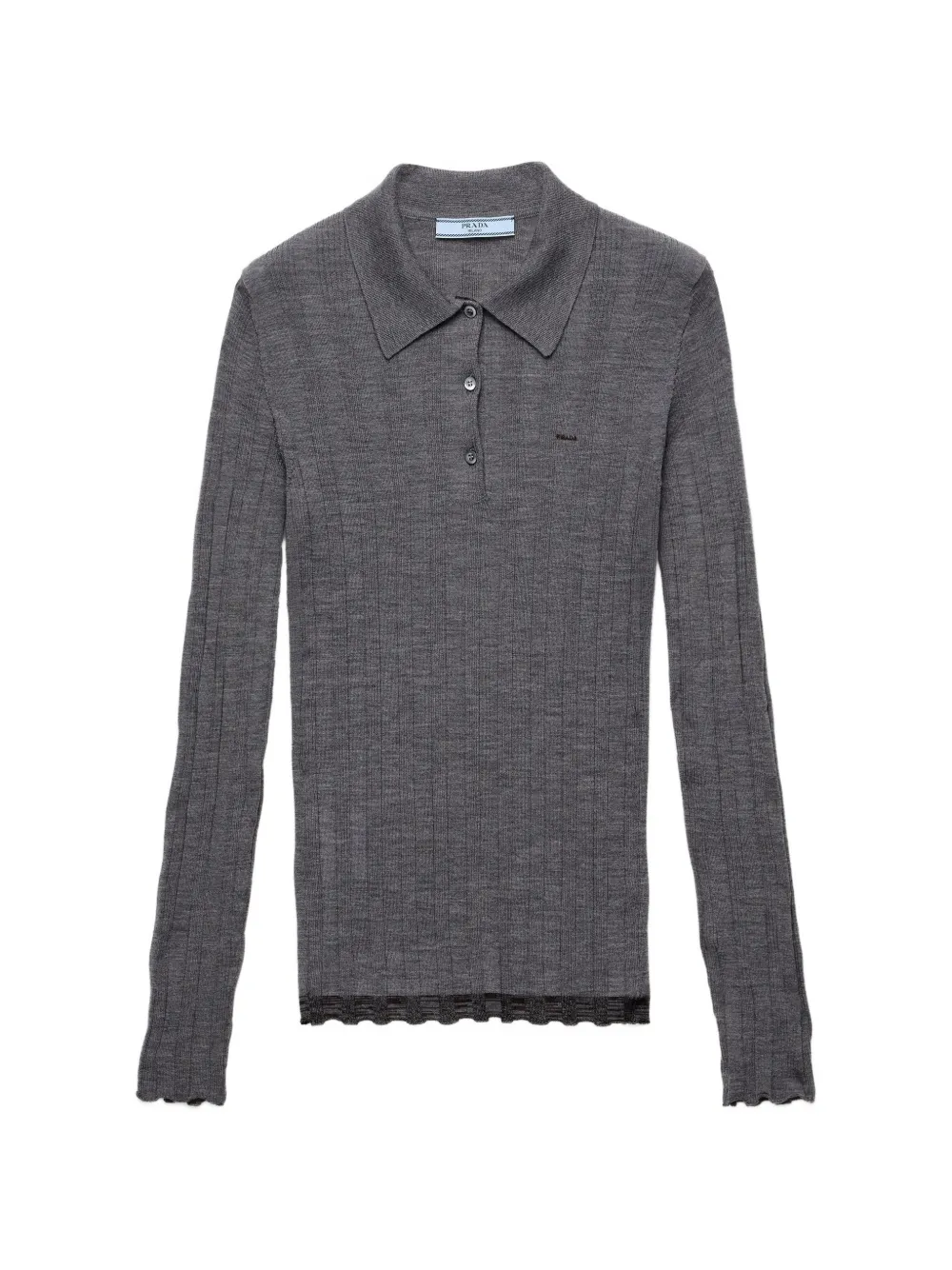 Prada wool polo sweater - Grigio