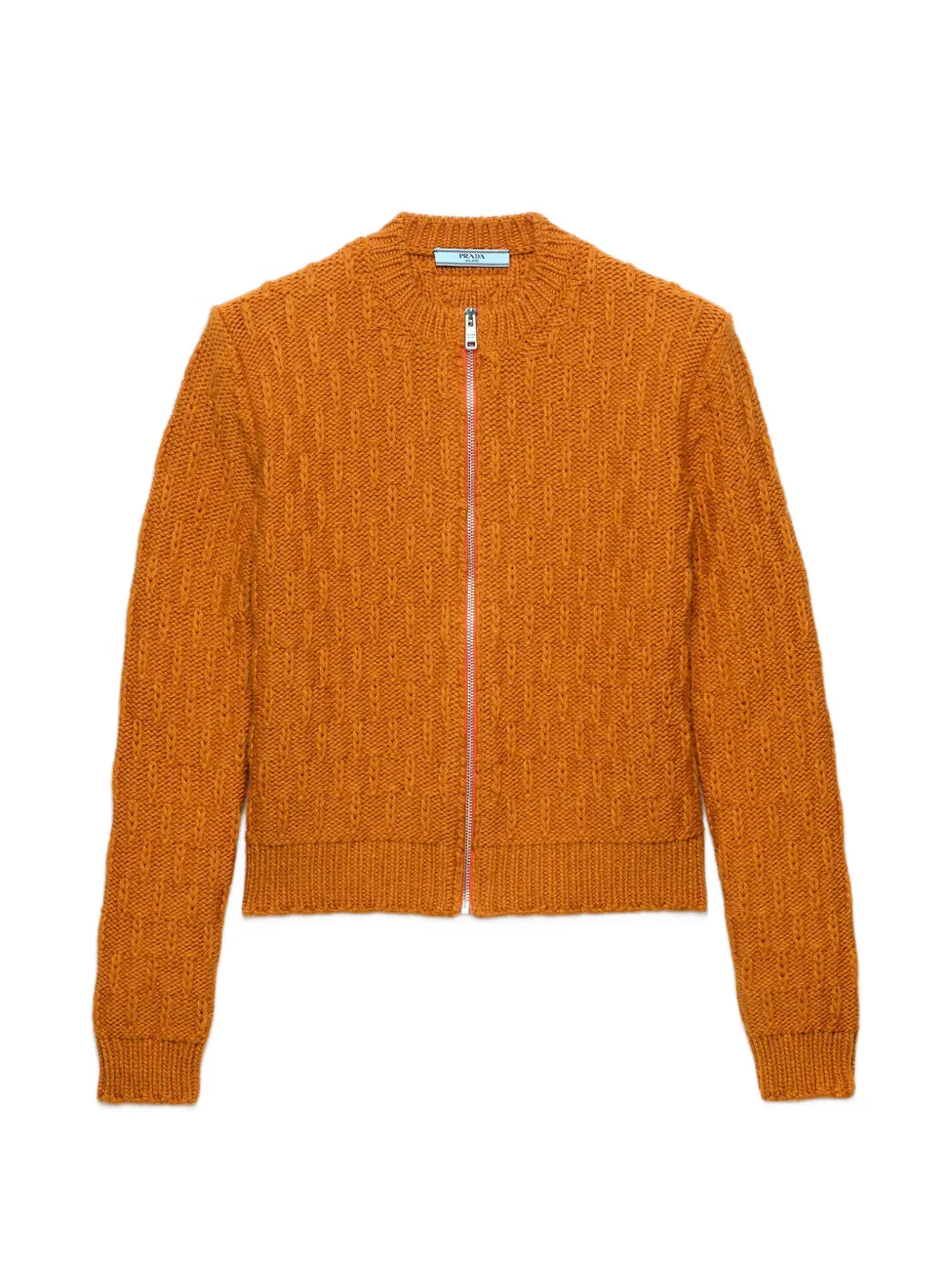 Prada wool and alpaca cardigan - Arancione