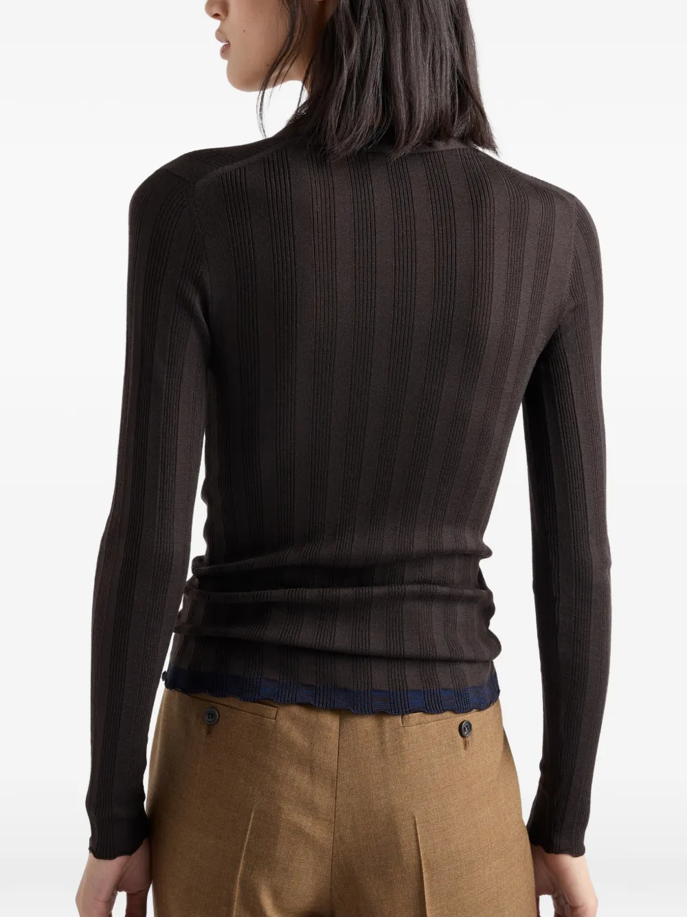 Prada Wollen vest Bruin