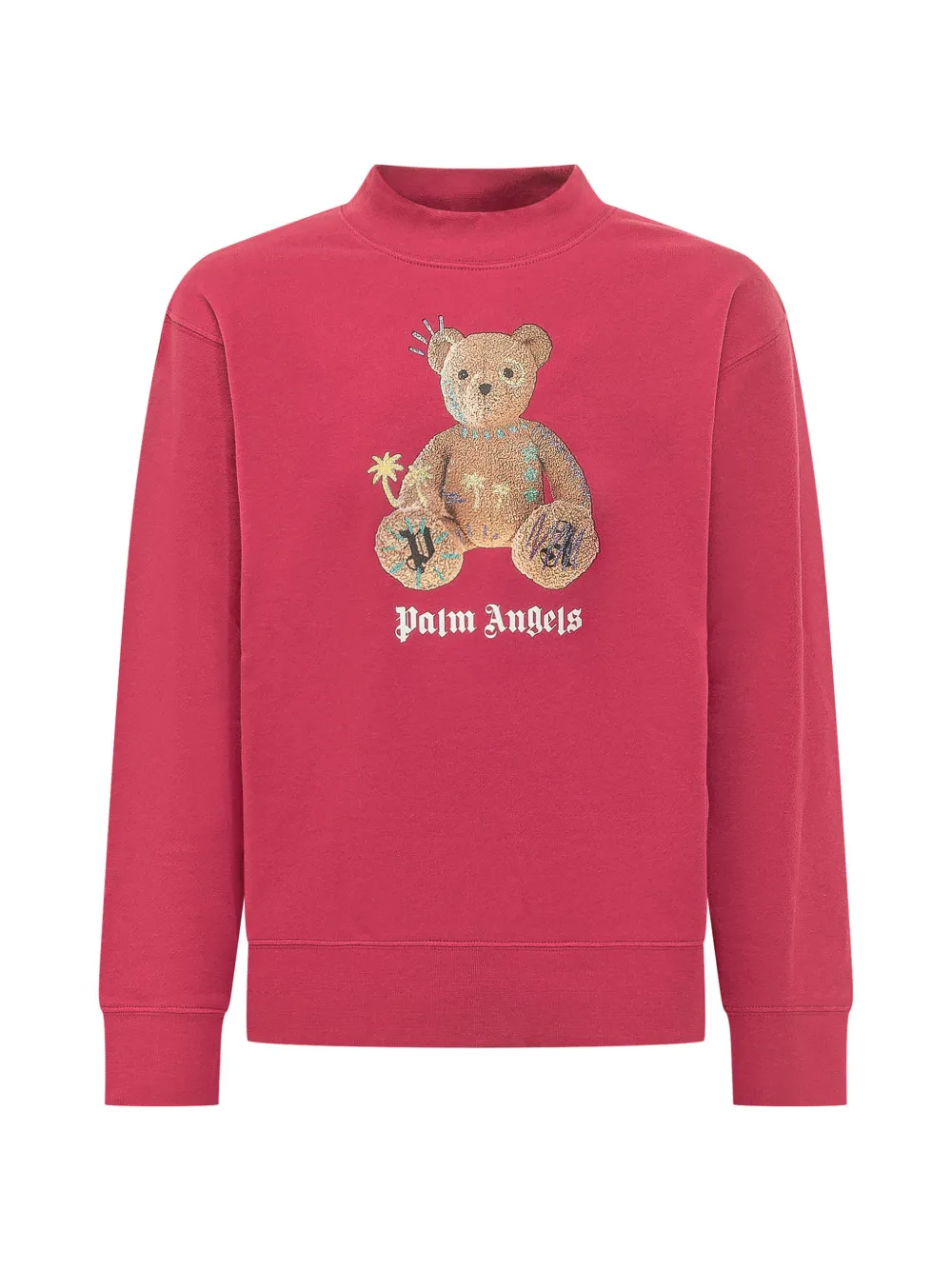 Palm Angels Kids Sweatshirt mit Teddy-Print - Rosa