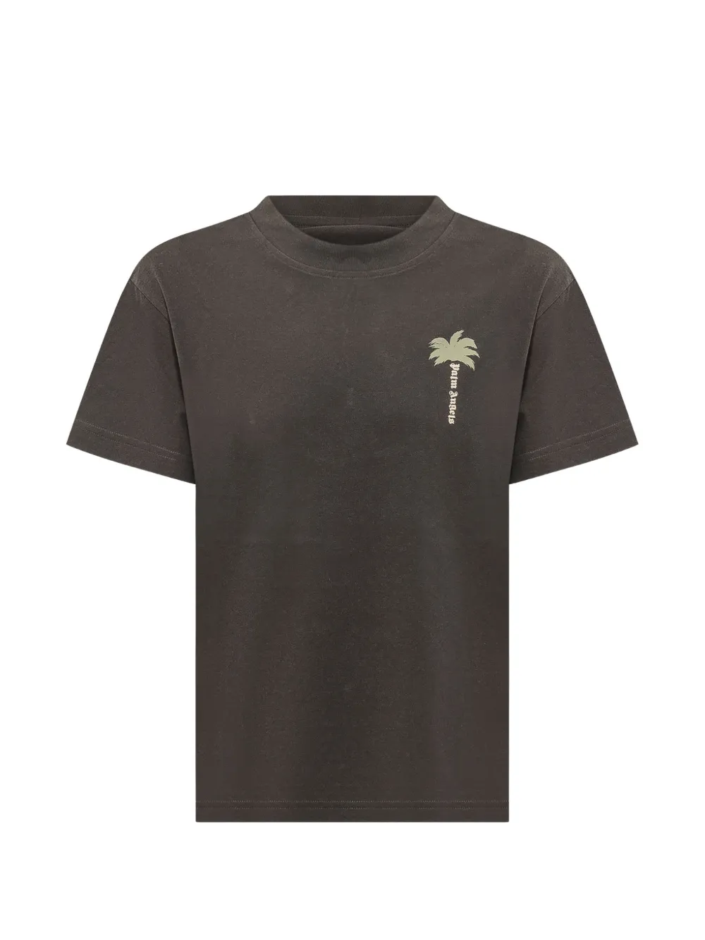 Palm Angels Kids T-Shirt mit Logo-Print - Grau
