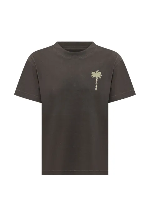 Palm Angels Kids camiseta de algodón con logo estampado