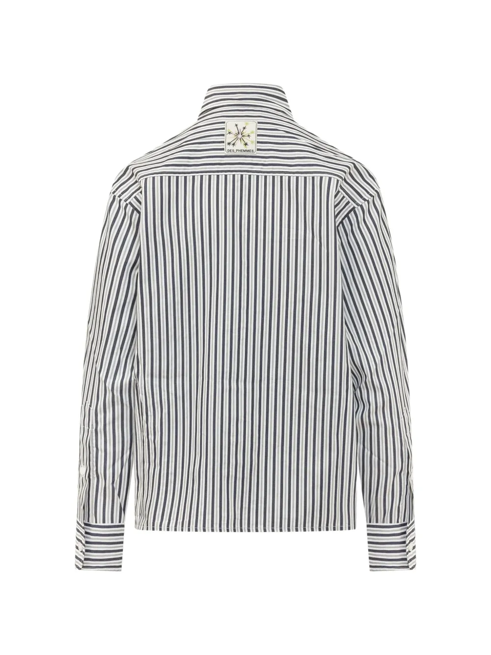 DES PHEMMES Blouse verfraaid met kristallen Wit