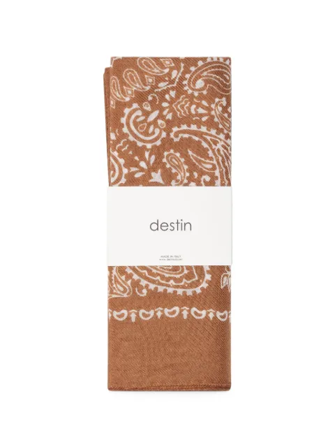 Destin Judy paisley-print bandana