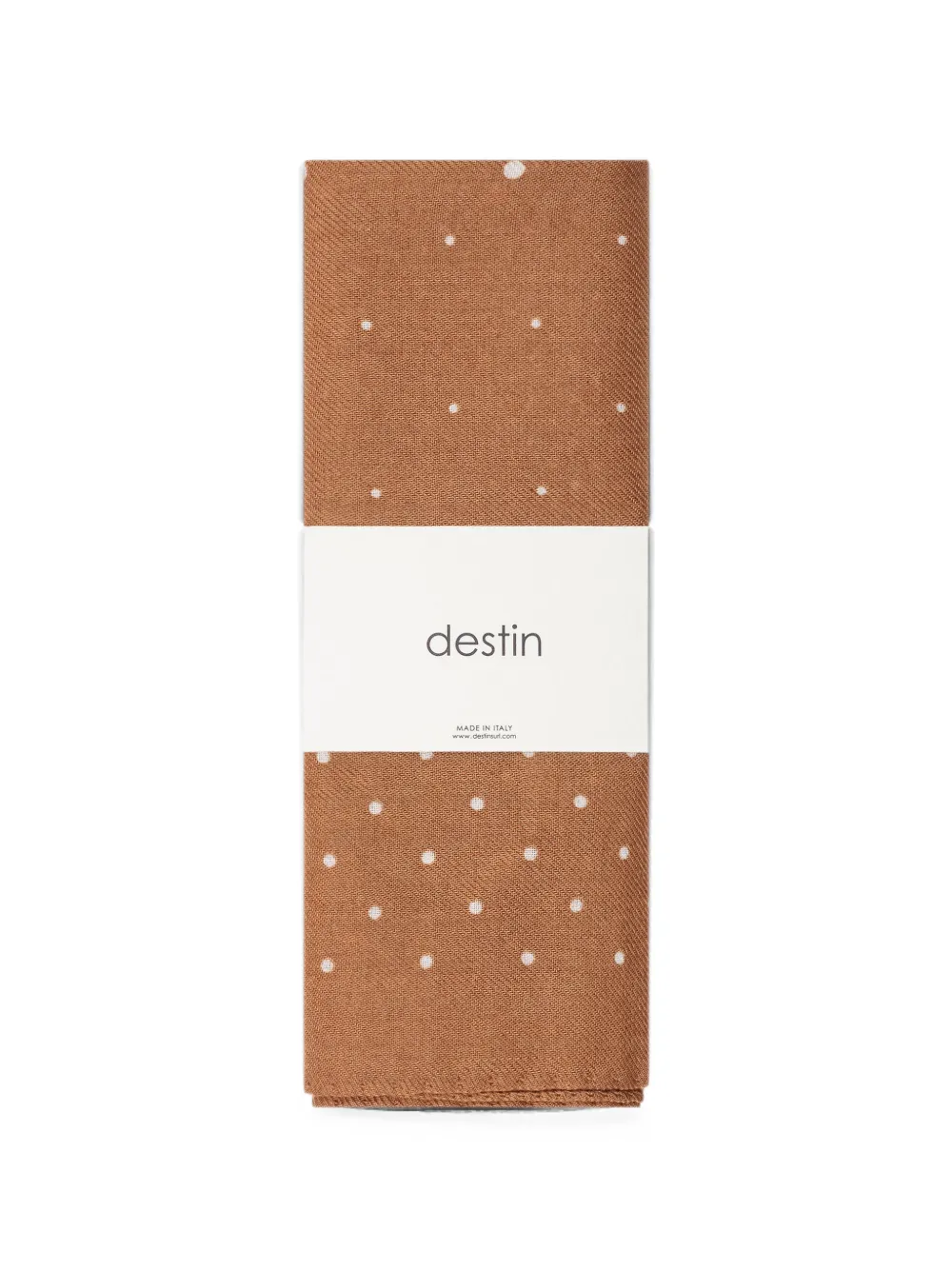 Destin Judy wollen sjaal met stippen Beige
