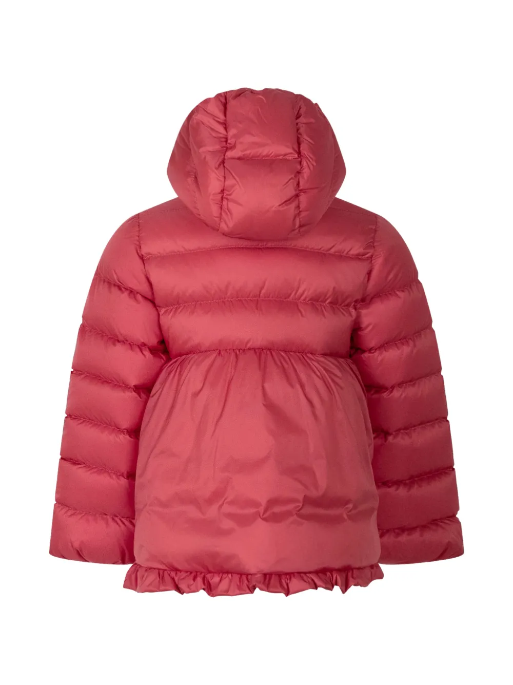 Moncler Enfant Odile ruffled puffer jacket Roze