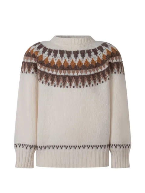 Moncler Enfant fair isle-knit sweater