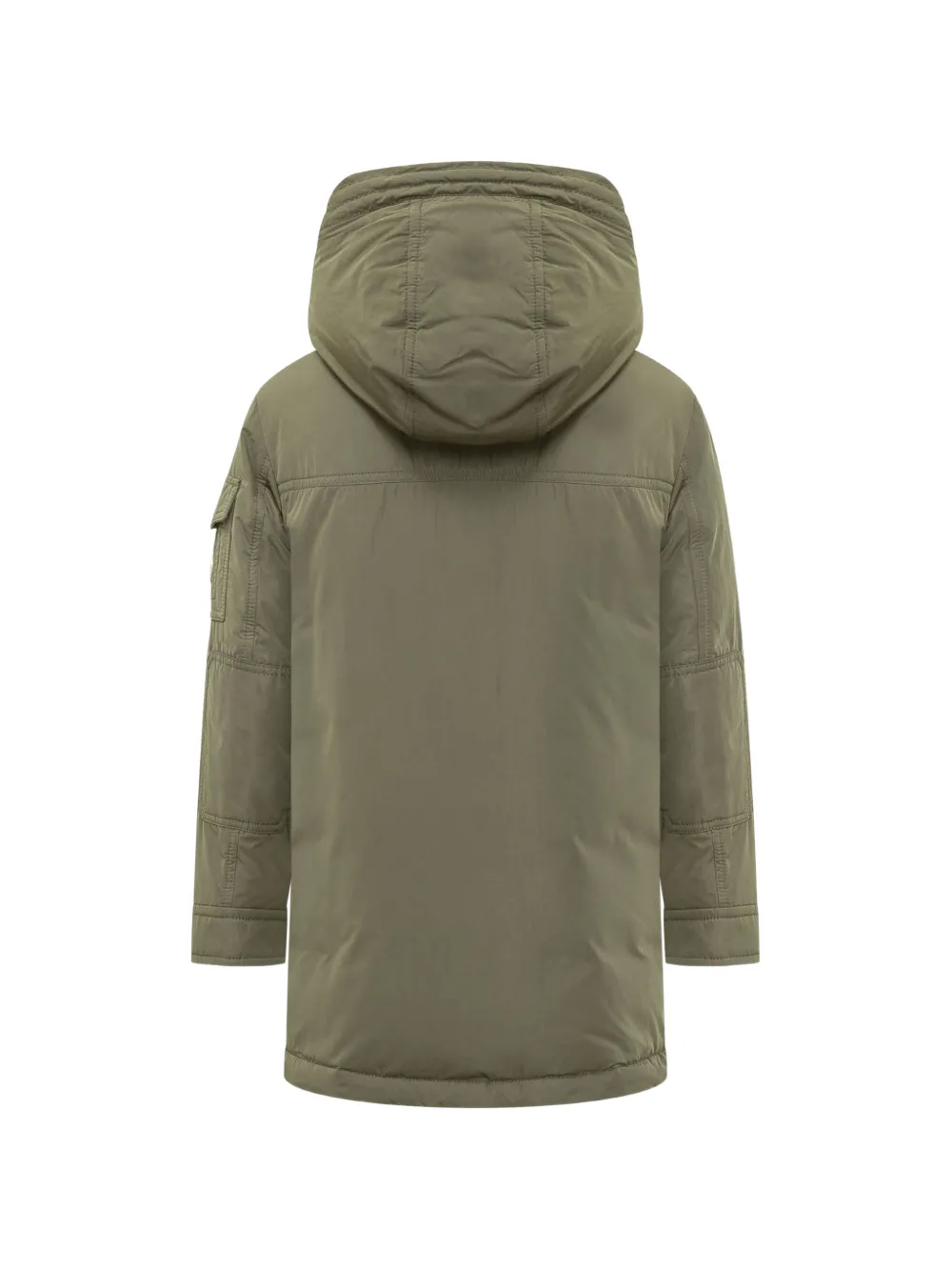 Moncler Enfant Nahan parka met capuchon Groen