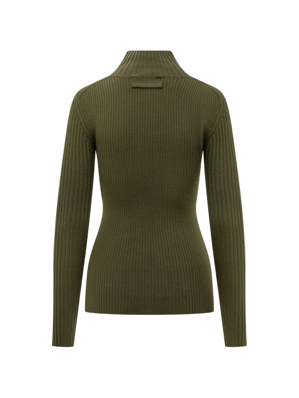 Victoria Beckham Ribgebreide trui Groen